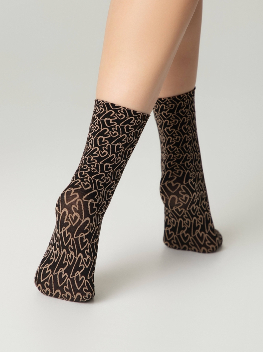 CONTE FANTASY Плотные носки с рисунками«Love»