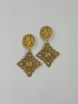 Клипсы с крупными подвесками Sonia Rykiel