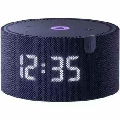 Умная колонка Яндекс Новая Станция Мини (с часами) с Алисой, синий сапфир