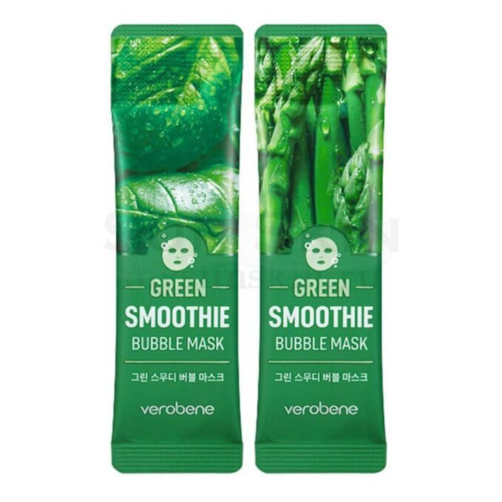 Кислородная маска смузи Verobene Green Smoothie Bubble Mask, 1 шт