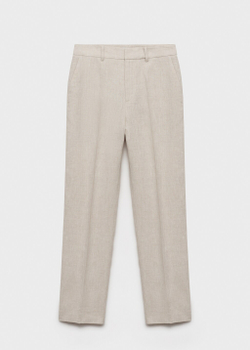 Костюмные брюки изо льна