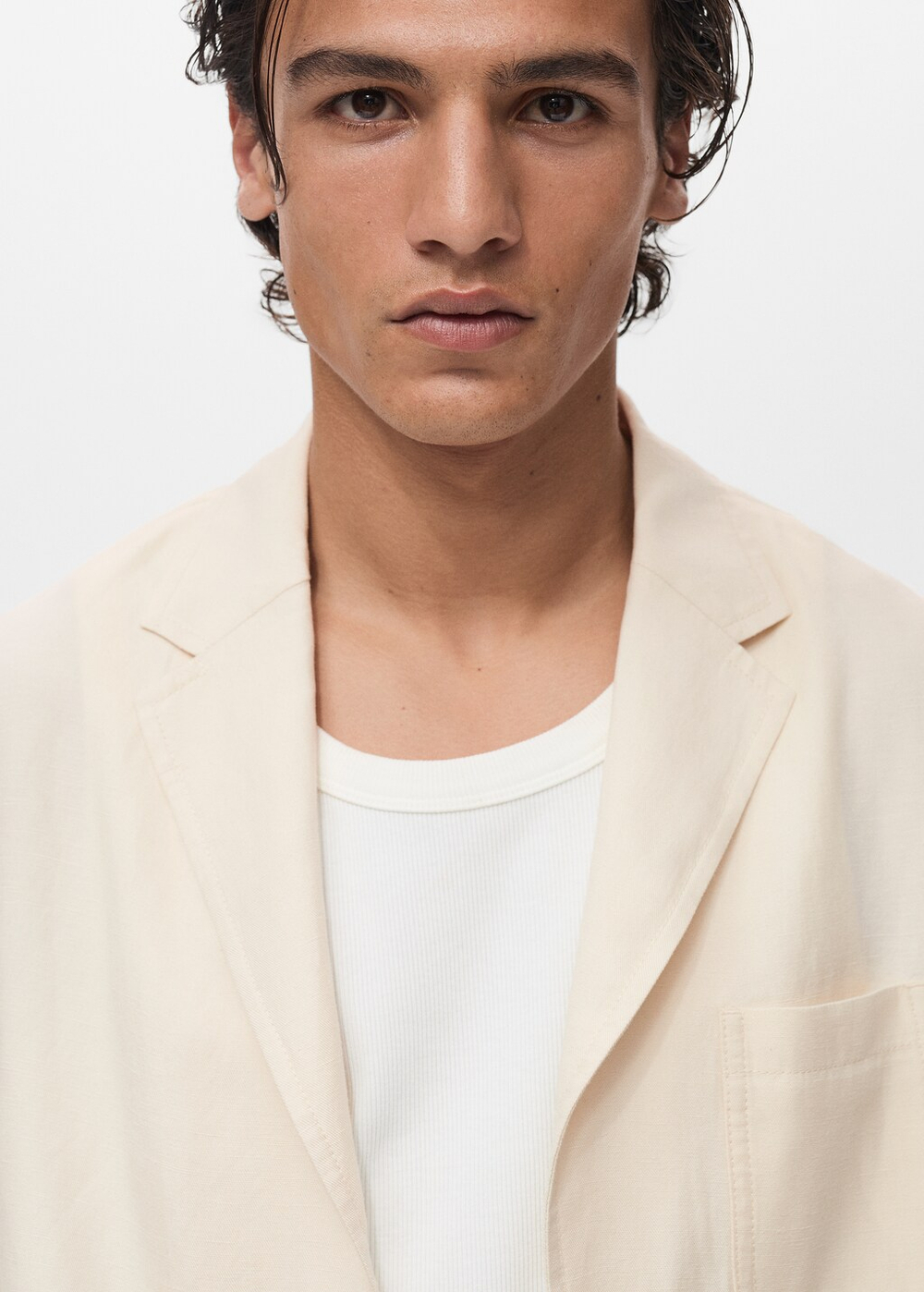 Костюмный пиджак из смеси льна и лиоцелла