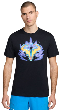 Мужская теннисная футболка Nike Court Dri-Fit Rafa T-Shirt - черный