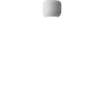 Ceiling design lamp  Urban PLURBANP by AXO LIGHT (White)