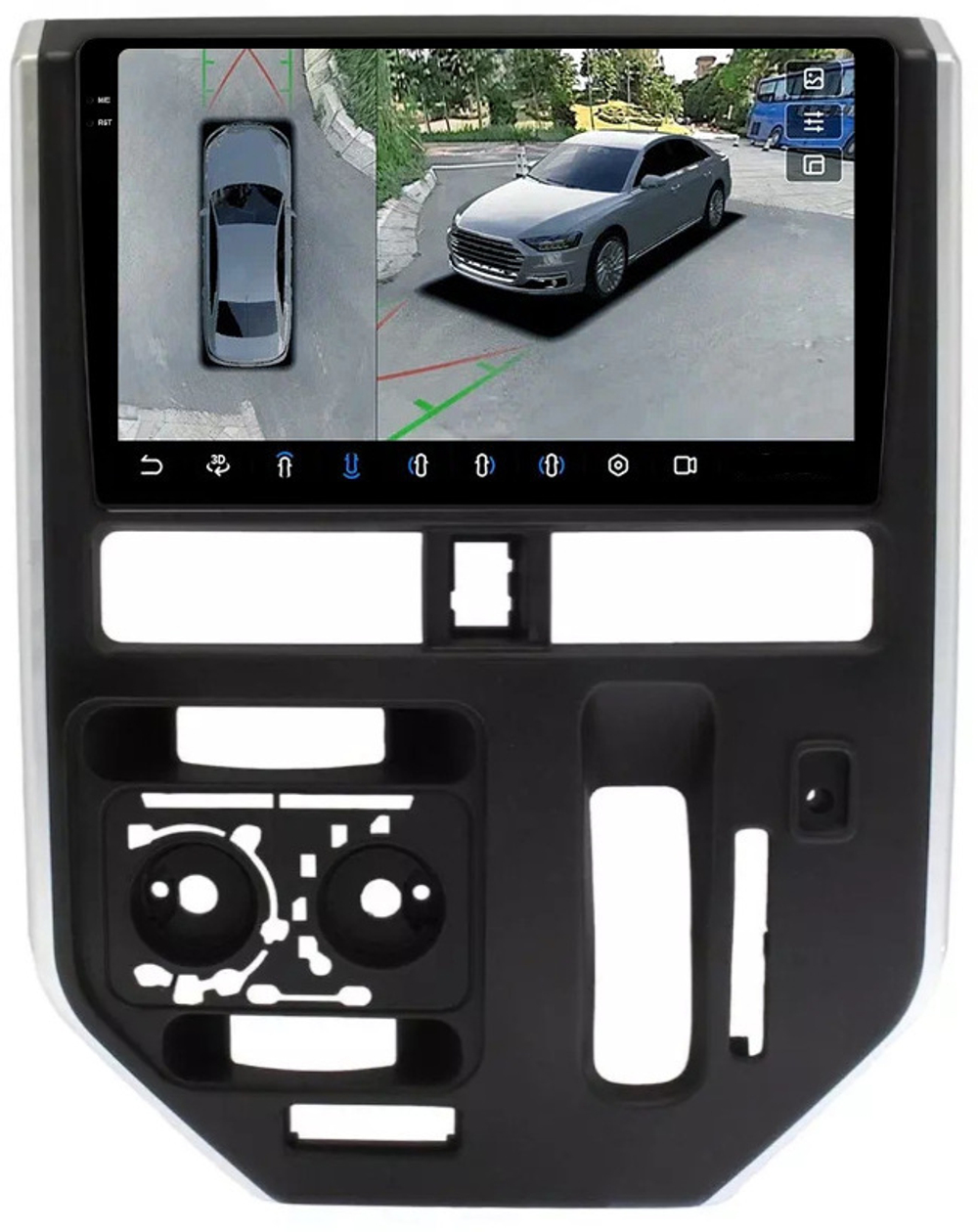 Магнитола для Toyota Tank, Roomy, Daihatsu Thor, Subaru Justy 2016-2020 (кондиционер) - FarCar BX10-360-9559CON монитор 10.36" 2K QLED на Android 13, 6Гб+128Гб, CarPlay, 4G SIM-слот, 4 камеры в комплекте