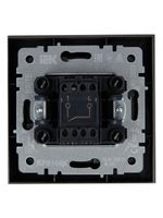 BRITE Выключатель 1-клавишный 10А в сборе ВСР10-1-0-БрС сталь IEK
