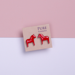 Серьги - Символ Года - Красный