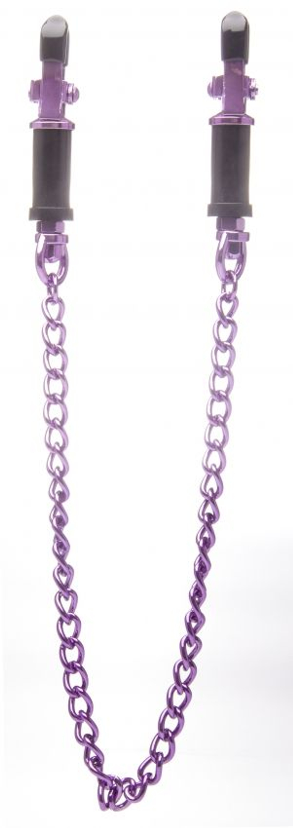 Фиолетовые зажимы для сосков Vice Nipple Clamps (Цвет: фиолетовый)