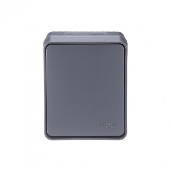 Переключатель проходной 1-кл. ОП AtlasDesign PROFI IP54 10AX антрацит SE ATN544061