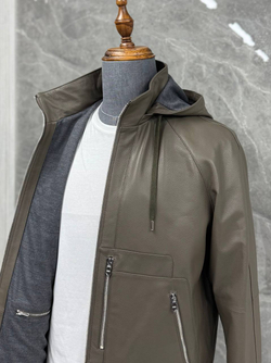 Кожаная куртка Hermes