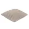 Подушка из хлопка с буклированной вязкой светло-серого цвета из коллекции essential, 50х50 см