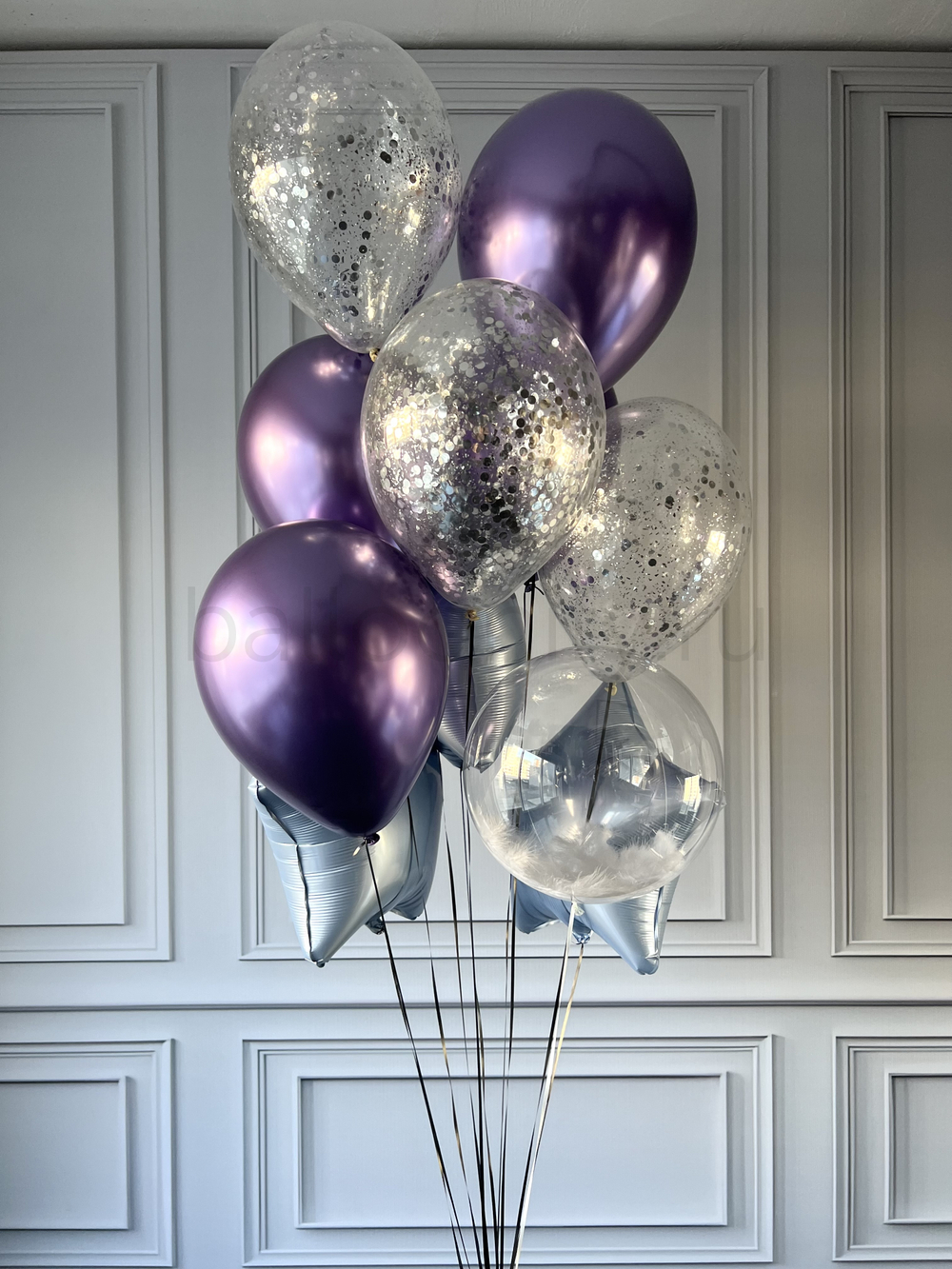 Набор шаров "Сияние бабочек " Дизайн № 1