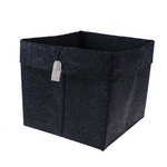 Корзина для хранения "Фетр", Д230 Ш230 В265, черный