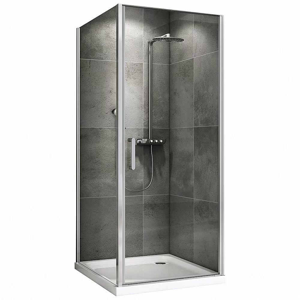 Душевой уголок ABBER Sonnenstrand AG04090-S75 90x75 стекло прозрачное/профиль хром