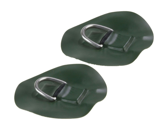 Кольцо D-образное зеленое, 2 шт