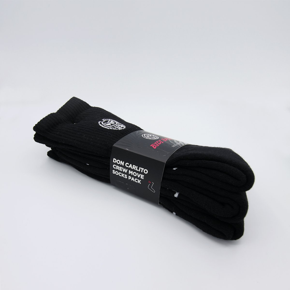 ОДЕЖДА ДЛЯ ТЕННИСА Носки унисекс, Носки для спорта BIDI BADU DON CARLITO CREW MOVE SOCKS .