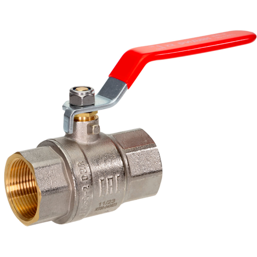 Кран шаровой латунный РИДАН BVR-R DN20 PN40 с внутренней резьбой, п/п, ручка