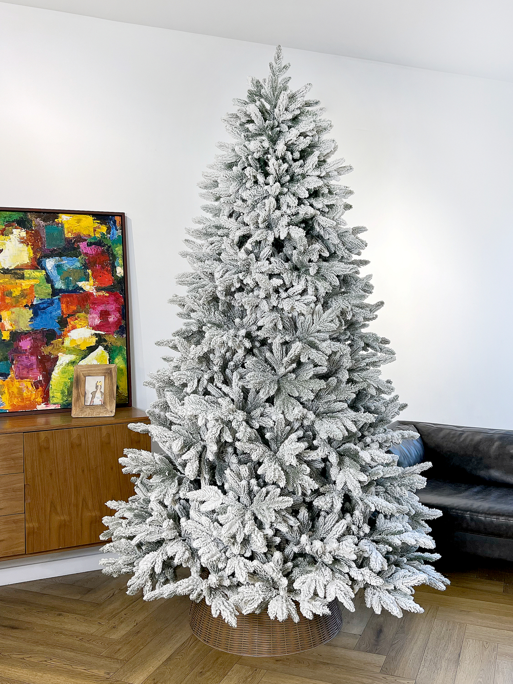 Искусственная ель Византия Заснеженная