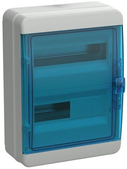 Корпус КМПн-24 TEKFOR IP65 син. прозр. дверь пластик. IEK TF5-KP72-N-24-65-K03-K07