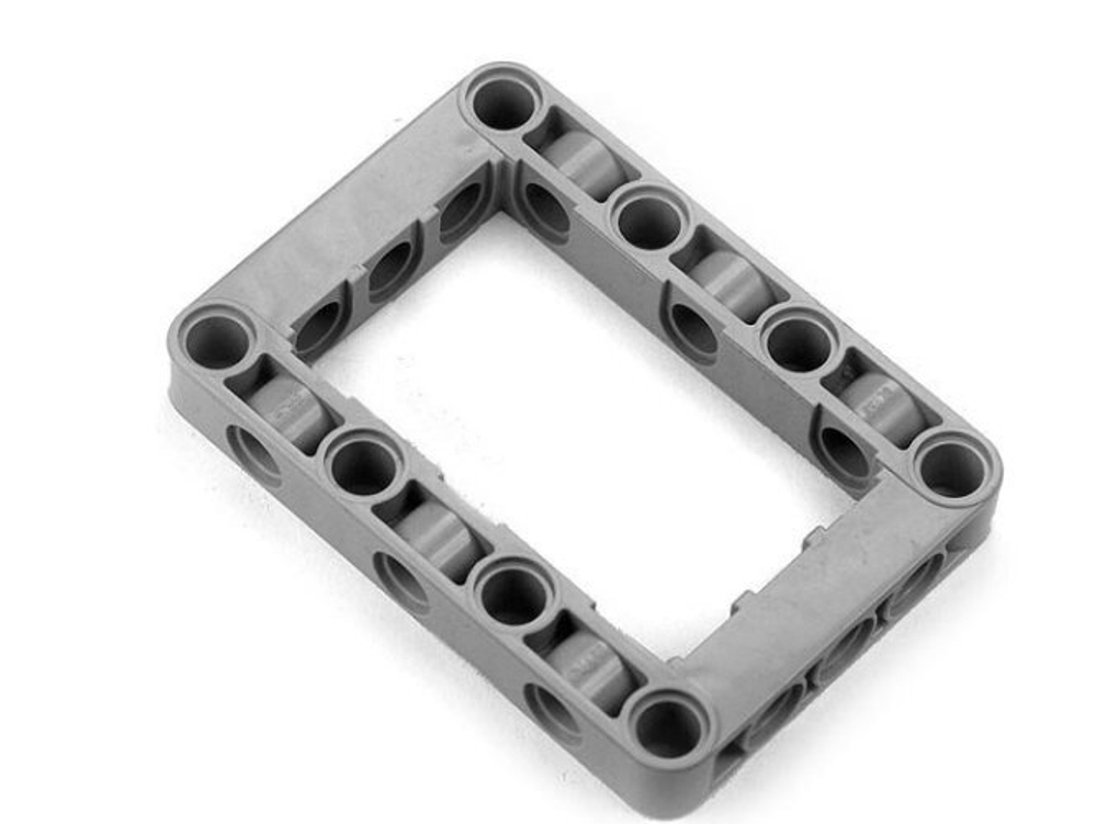 Lego 50шт Толстая рама подъемника 5x7 с открытым центром (светло-серый) 64179 / 4539880