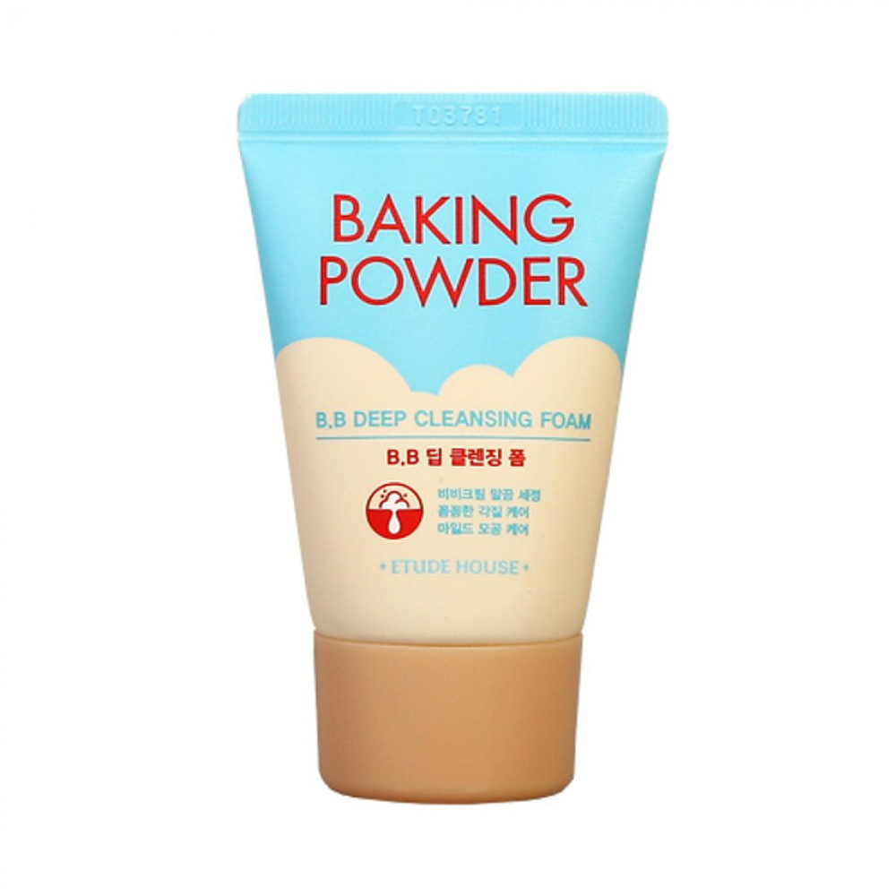 ETUDE HOUSE Пенка для умывания и глубокой очистки Baking Powder BB Deep Foam МИНИАТЮРА