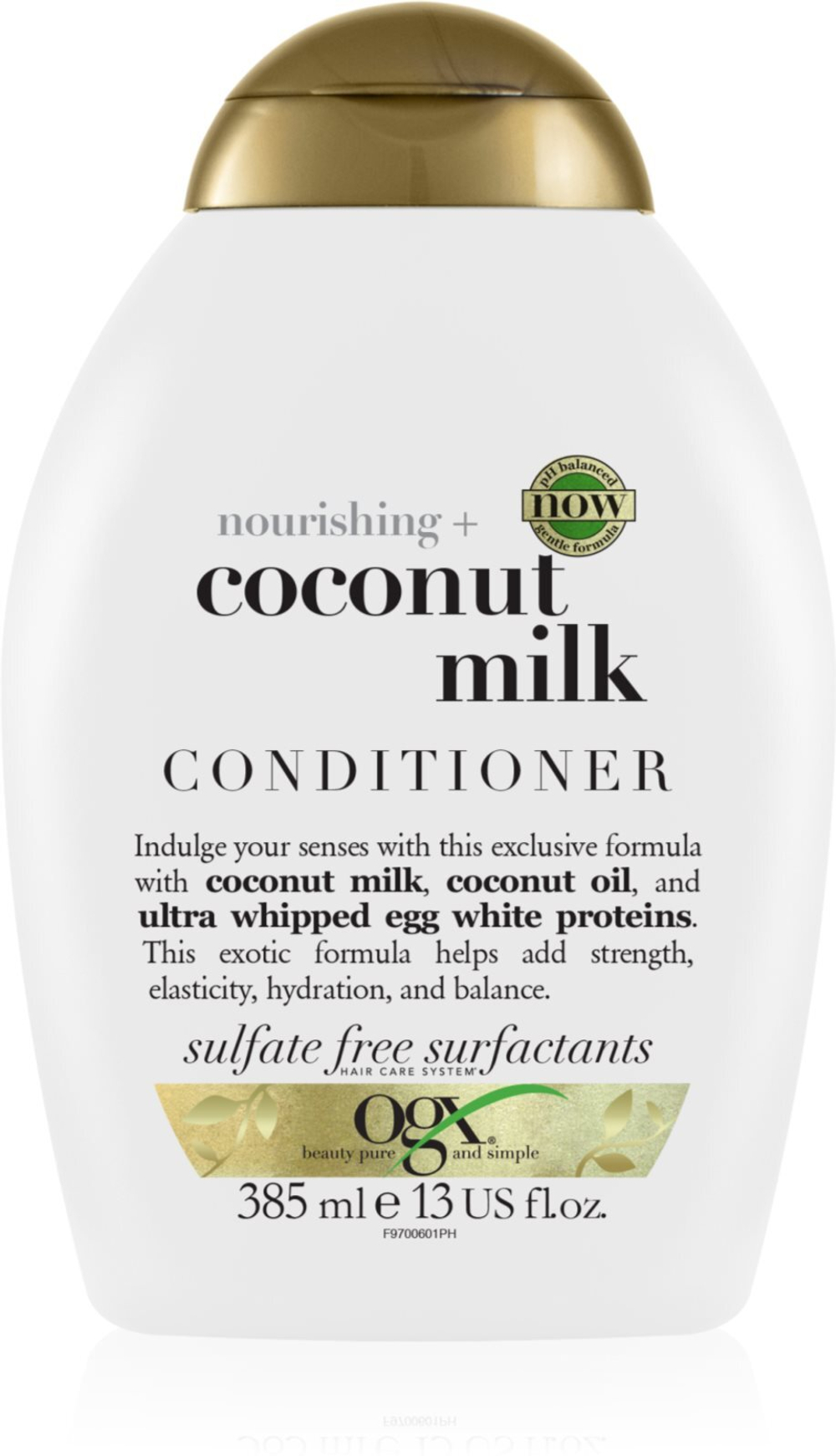 OGX Coconut Milk - увлажняющий кондиционер с кокосовым маслом. /   385  ml  / GTIN 022796970060