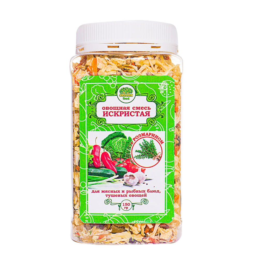 Organic Food Овощная смесь Искристая с розмарином, 150 гр ПЭТ