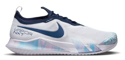 Мужские кроссовки теннисные Nike React Vapor NXT - белый, небесный