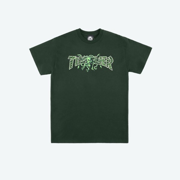 Футболка Thrasher Medusa T-Shirt (forest green) артикул:aVVx0PopgfNIyFQMqEdjw3 - купить в магазине Дайс