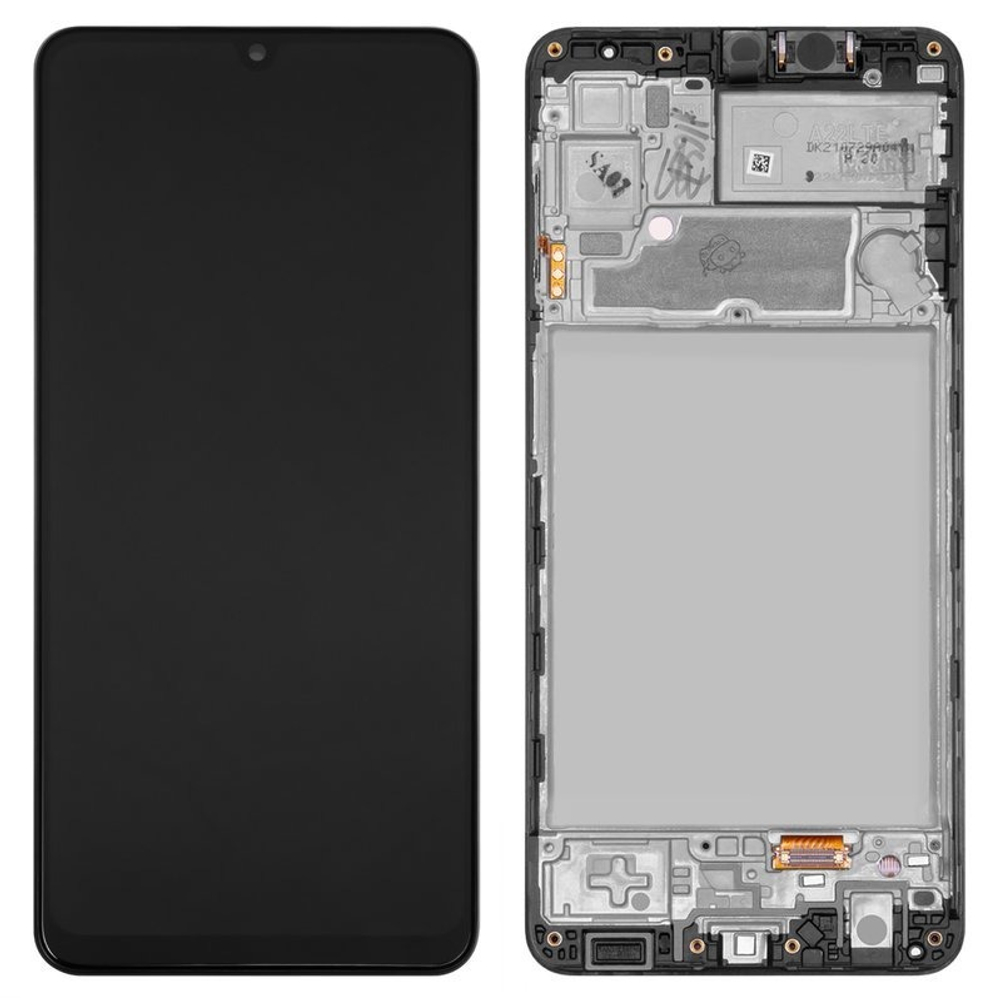 Samsung Galaxy A22 4G (SM-A225) - Дисплейный модуль в сборе с тачскрином (в рамке) (ORIG-SP)