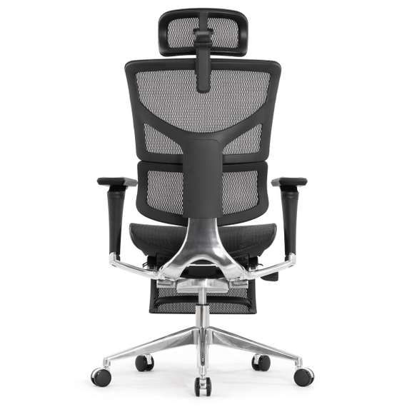 Кресло EXPERT 2 SAIL RSAM 01(сидение MAX с подножкой, подлокотник 6D(360), сетка черн/каркас черн)