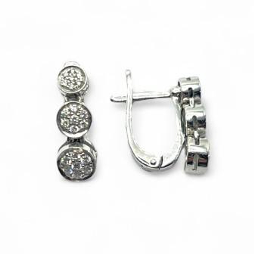 Серьги из золота с бриллиантами