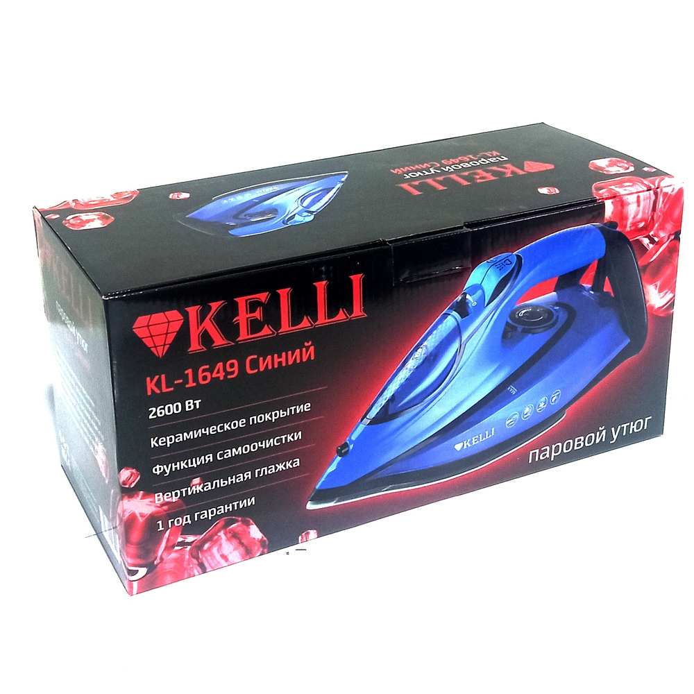 Утюг паровой Kelli KL-1649 (2600Вт)