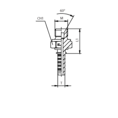 Фитинг DN 32 DKM (Ш) 45x1.5