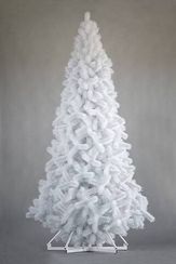 Искусственная ель Виктория белая 8 м., ствольная, интерьерная, ПВХ, ПромЕлка (VK800VIKTORW)