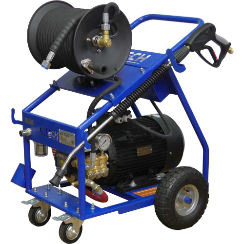 Мойка в/давления C-TECH для грузовой и спецтехники (250 бар, до 15 л/мин, 7.5 кВт) профессиональная мобильная