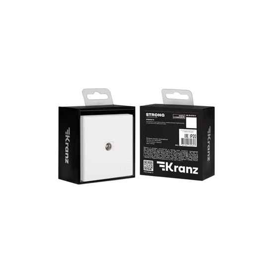 Розетка STRONG TV с/у жемчуг KRANZ