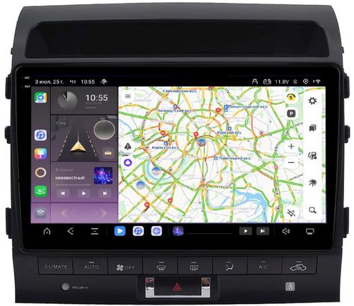 Магнитола для Toyota Land Cruiser 200 2007-2015 (со штатной камерой или 360) - Kuberg SF-1620-4-ABC QLed+2K, Android 13, Быстрейшая, CarPlay, 4G SIM-слот
