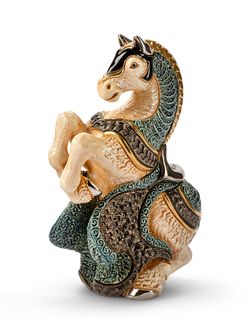 De Rosa Rinconada Статуэтка коллекционная Лошадь белая символ 2026 года