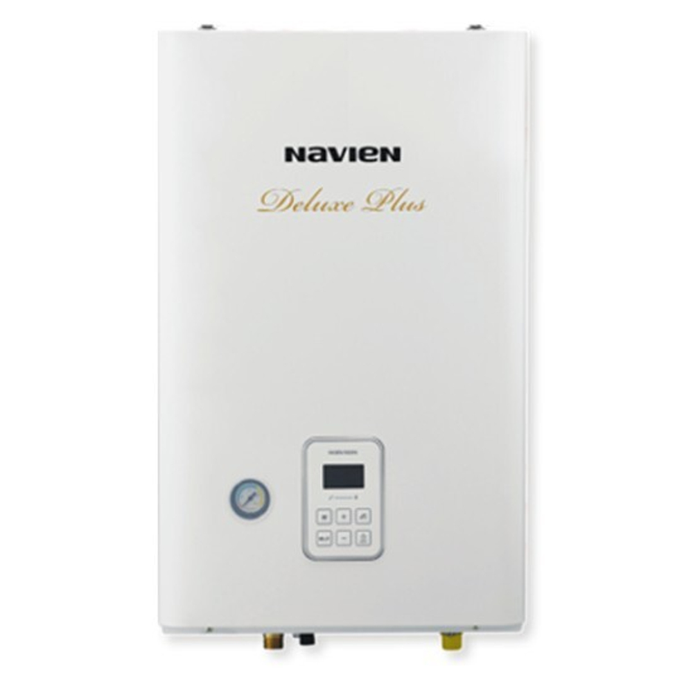 Котел газовый Navien Deluxe Plus -16k настенный, 2 конт., закр. кам. сгор., коаксиальный