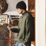 Американский ретро-кардиган из плотной ткани, мужской весенне-осенний новый свободный,полугольф, вязаный жакет для мужчин на осень и зиму