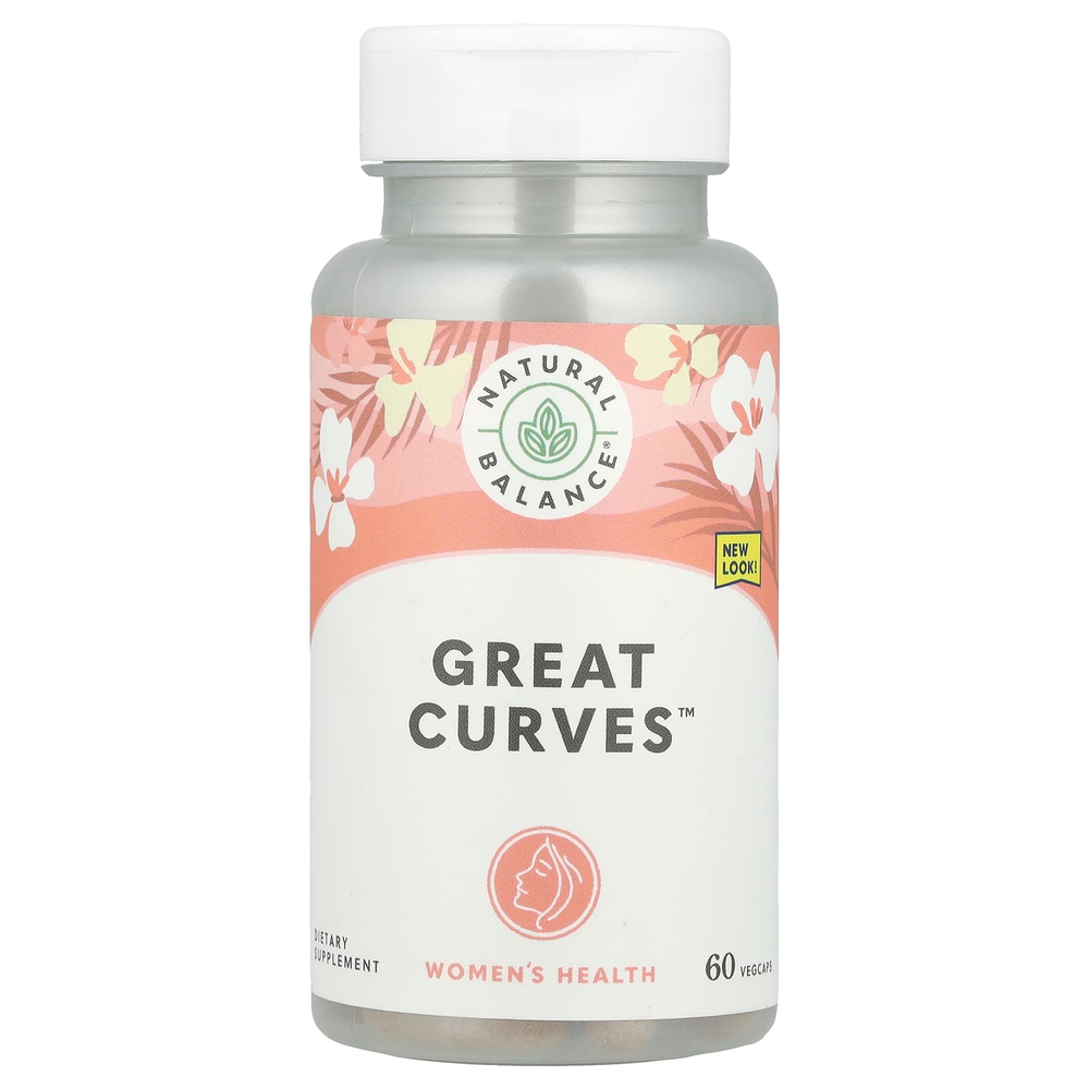 Natural Balance, Women's Health, Great Curves ™, 60 растительных капсул