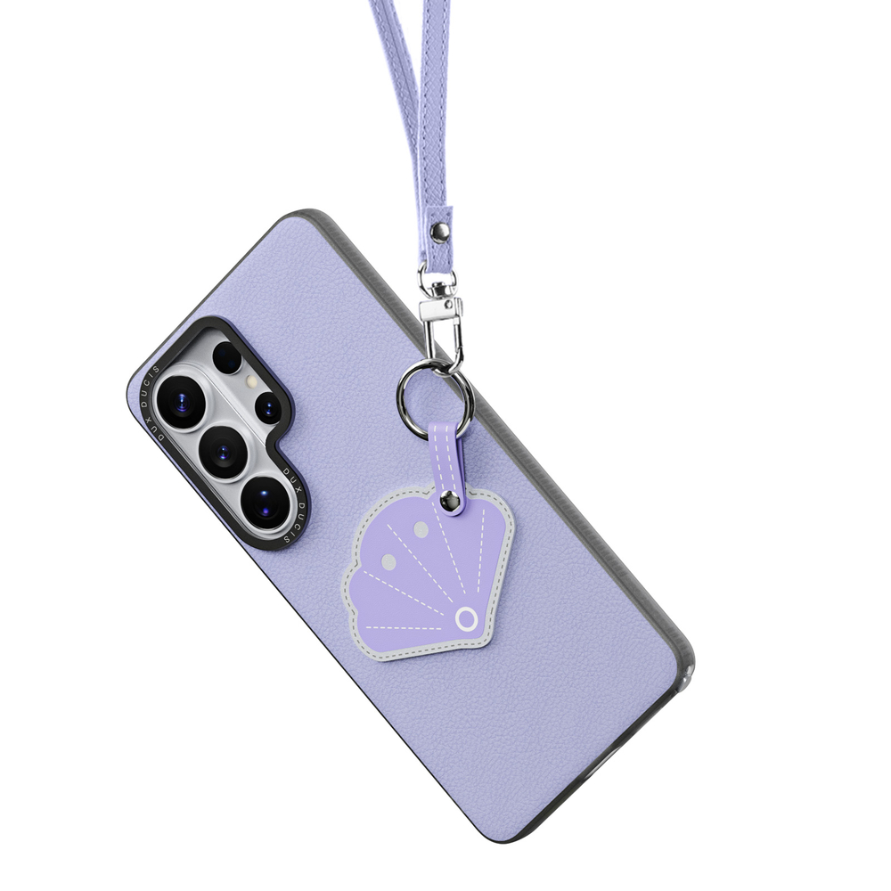 Чехол фиолетового цвета для Samsung Galaxy S26 Ultra, серия Luvy Series Case (со съемным ремешком) от Dux Ducis