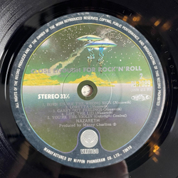 Винтажная виниловая пластинка LP Nazareth Close Enough For Rock N Roll (Japan 1976) (No Obi)