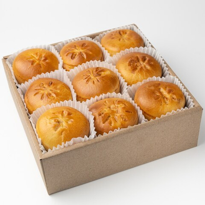 Бокс пирожков с Лососем 9 шт 270гр