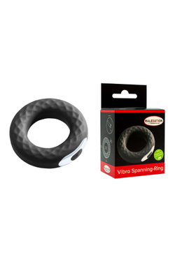 Эрекционное виброкольцо MALESATION Vibro Spanning, силикон, черный, 4 см