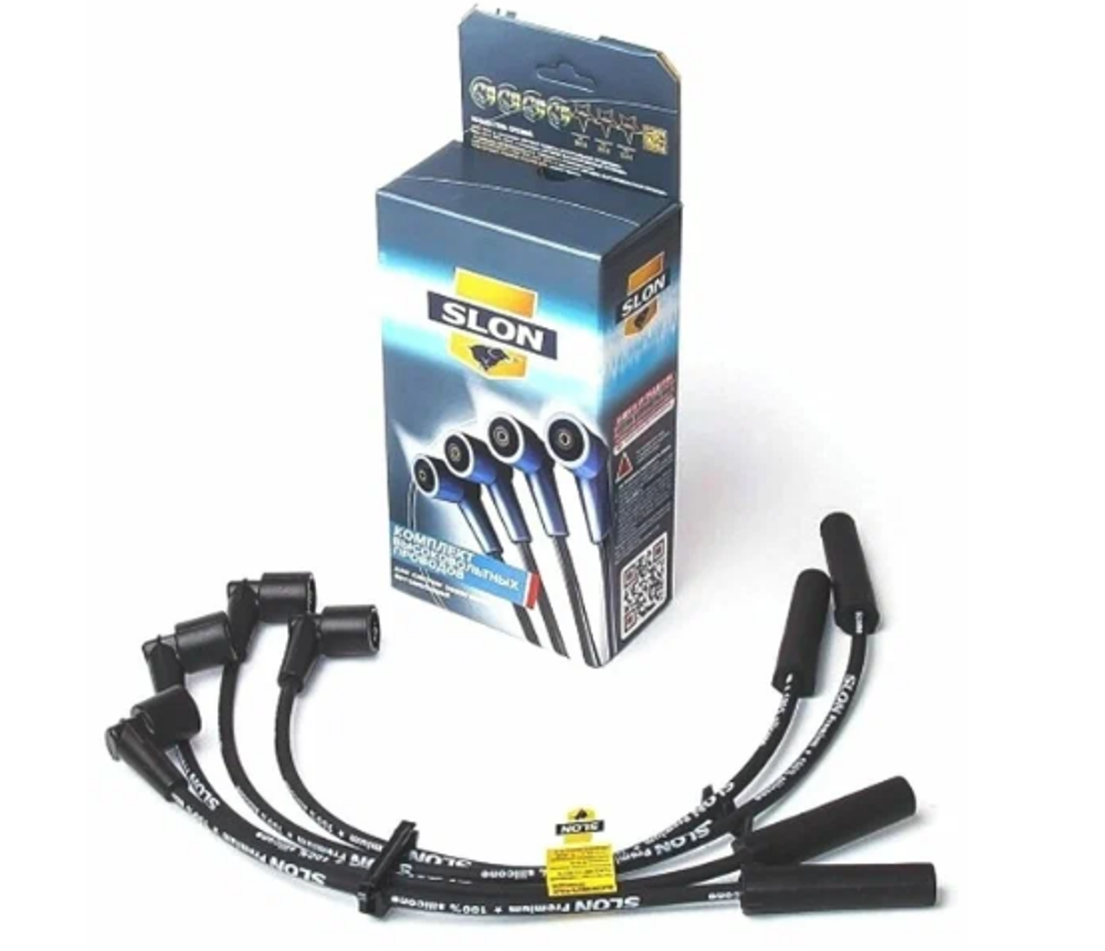 Провода свечные 2108-2110 инжектор 8кл силикон Слон ЗАВОД 2111-3707080