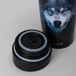 ТЕРМОКРУЖКА AGNESS "ВОЛК" 360МЛ