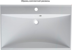 Мебель для ванной Aquanet Августа 75 белый (раковина Нота)