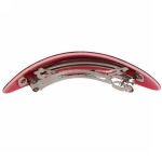 Заколка автомат «Lady Collection - Кружево», овал, 6 цветов, 9*2,5см (Кокетка)